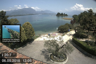 Imagen de vista previa de la cámara web Manerba del Garda - Camping San Biagio